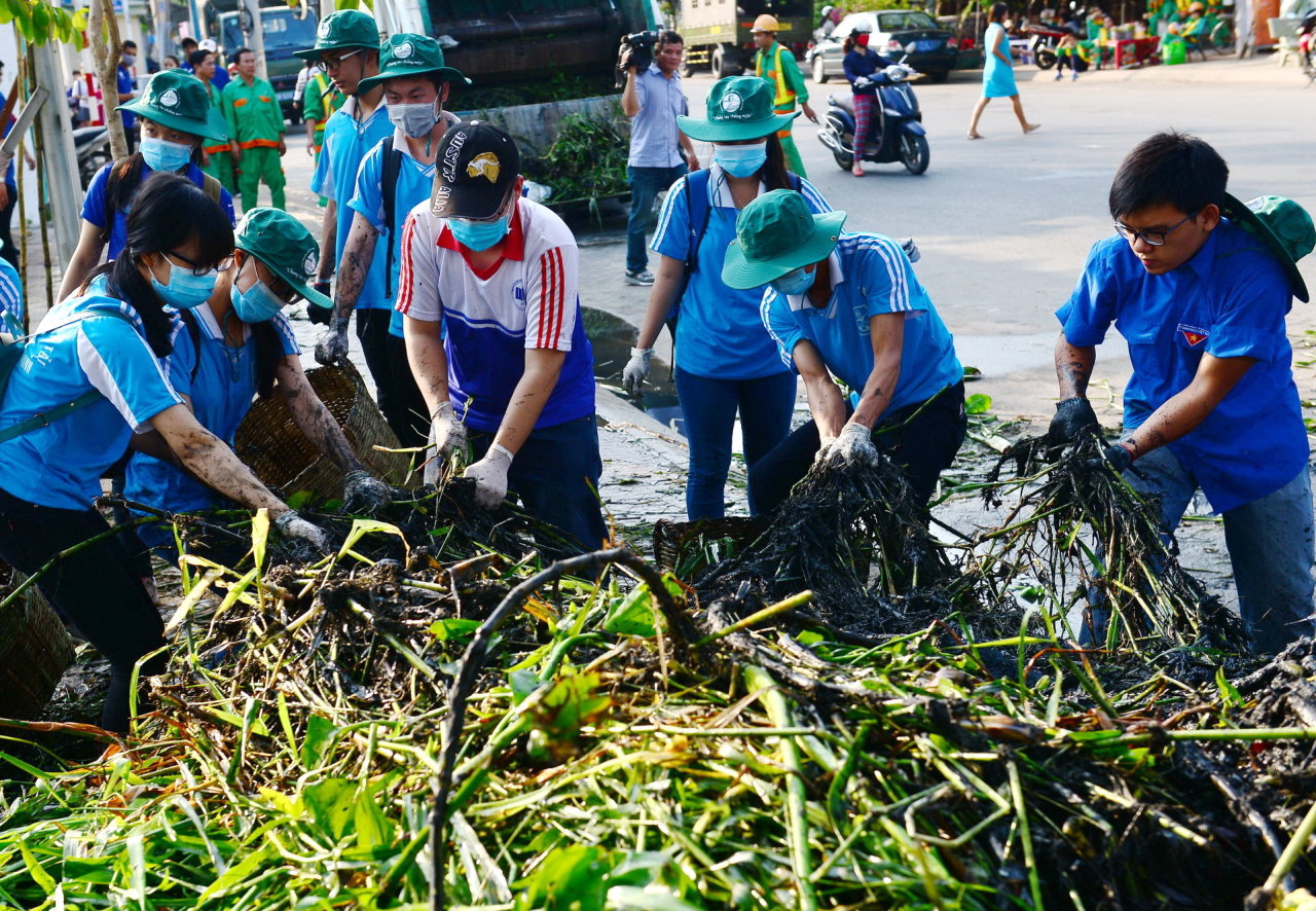 Tuổi trẻ TP.HCM đồng loạt ra quân Chủ nhật xanh