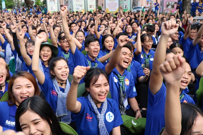 Hàng chục ngàn sinh viên tại TP.HCM tham gia Chiến dịch tình nguyện Mùa hè xanh năm 2019 /// Lê Thanh